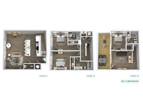 the brook 3x3 floor plan  studio  460 sq ft
